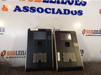 LOTE 284 - 02 RELÓGIOS DE PONTO. (NO ESTADO) ATENÇÃO! FAZER A VISITAÇÃO ANTES DE ARREMATAR, NÃO SABEMOS SE FUNCIONA. LEILÃO NÃO TEM GARANTIA E NEM DEVOLUÇÃO, SUJEITO A POSSÍVEIS AVARIAS VISÍVEIS/OCULTAS E/OU AUSÊNCIA DE COMPONENTES.