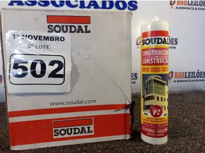 LOTE 502 - 12 TUBOS DE SILICONE NEUTRO PARA CONSTRUÇÃO. (NO ESTADO) ATENÇÃO! FAZER A VISITAÇÃO ANTES DE ARREMATAR, NÃO SABEMOS SE FUNCIONA. LEILÃO NÃO TEM GARANTIA E NEM DEVOLUÇÃO, SUJEITO A POSSÍVEIS AVARIAS VISÍVEIS/OCULTAS E/OU AUSÊNCIA DE COMPONENTES.