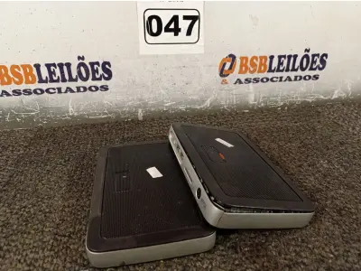 LOTE 047 - 02 TERMINAIS WYSE. (NO ESTADO) ATENÇÃO! FAZER A VISITAÇÃO ANTES DE ARREMATAR, NÃO SABEMOS SE FUNCIONA. LEILÃO NÃO TEM GARANTIA E NEM DEVOLUÇÃO, SUJEITO A POSSÍVEIS AVARIAS VISÍVEIS/OCULTAS E/OU AUSÊNCIA DE COMPONENTES.