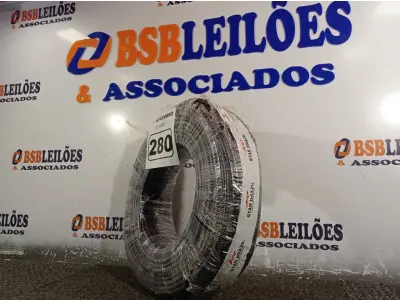 LOTE 280 - 01 ROLO DE CABO FLEXÍVEL 100M 1X10MM NA COR PRETA(NOVO). (NO ESTADO) ATENÇÃO! FAZER A VISITAÇÃO ANTES DE ARREMATAR, NÃO SABEMOS SE FUNCIONA. LEILÃO NÃO TEM GARANTIA E NEM DEVOLUÇÃO, SUJEITO A POSSÍVEIS AVARIAS VISÍVEIS/OCULTAS E/OU AUSÊNCIA DE COMPONENTES.