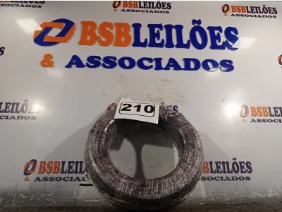 LOTE 210 - 01 ROLO DE CABO FLEXÍVEL 100M 1X4MM NA COR PRETA(NOVO). (NO ESTADO) ATENÇÃO! FAZER A VISITAÇÃO ANTES DE ARREMATAR, NÃO SABEMOS SE FUNCIONA. LEILÃO NÃO TEM GARANTIA E NEM DEVOLUÇÃO, SUJEITO A POSSÍVEIS AVARIAS VISÍVEIS/OCULTAS E/OU AUSÊNCIA DE COMPONENTES.