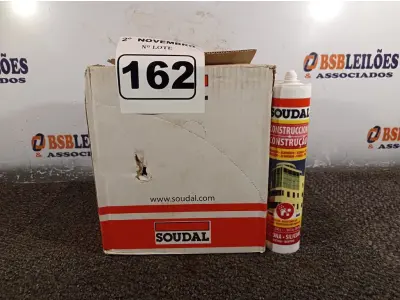 LOTE 162 - 12 TUBOS DE SILICONE NEUTRO PARA CONSTRUÇÃO 340G. (NO ESTADO) ATENÇÃO! FAZER A VISITAÇÃO ANTES DE ARREMATAR, NÃO SABEMOS SE FUNCIONA. LEILÃO NÃO TEM GARANTIA E NEM DEVOLUÇÃO, SUJEITO A POSSÍVEIS AVARIAS VISÍVEIS/OCULTAS E/OU AUSÊNCIA DE COMPONENTES.