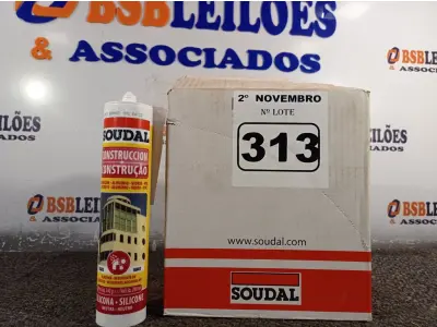 LOTE 313 - 12 TUBOS DE SILICONE NEUTRO PARA CONSTRUÇÃO 340G. (NO ESTADO) ATENÇÃO! FAZER A VISITAÇÃO ANTES DE ARREMATAR, NÃO SABEMOS SE FUNCIONA. LEILÃO NÃO TEM GARANTIA E NEM DEVOLUÇÃO, SUJEITO A POSSÍVEIS AVARIAS VISÍVEIS/OCULTAS E/OU AUSÊNCIA DE COMPONENTES.