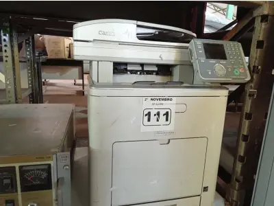 LOTE 111 - 01 IMPRESSORA MULTIFUNCIONAL MARCA CANON MODELO COLOR IMAGE RUNNER C1030IF. (NO ESTADO) ATENÇÃO! FAZER A VISITAÇÃO ANTES DE ARREMATAR, NÃO SABEMOS SE FUNCIONA. LEILÃO NÃO TEM GARANTIA E NEM DEVOLUÇÃO, SUJEITO A POSSÍVEIS AVARIAS VISÍVEIS/OCULTAS E/OU AUSÊNCIA DE COMPONENTES.