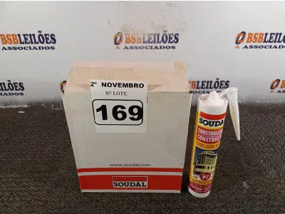 LOTE 169 - 12 TUBOS DE SILICONE NEUTRO PARA CONSTRUÇÃO 340G. (NO ESTADO) ATENÇÃO! FAZER A VISITAÇÃO ANTES DE ARREMATAR, NÃO SABEMOS SE FUNCIONA. LEILÃO NÃO TEM GARANTIA E NEM DEVOLUÇÃO, SUJEITO A POSSÍVEIS AVARIAS VISÍVEIS/OCULTAS E/OU AUSÊNCIA DE COMPONENTES.