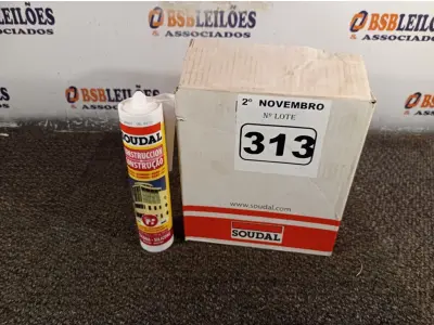 LOTE 313 - 12 TUBOS DE SILICONE NEUTRO PARA CONSTRUÇÃO 340G. (NO ESTADO) ATENÇÃO! FAZER A VISITAÇÃO ANTES DE ARREMATAR, NÃO SABEMOS SE FUNCIONA. LEILÃO NÃO TEM GARANTIA E NEM DEVOLUÇÃO, SUJEITO A POSSÍVEIS AVARIAS VISÍVEIS/OCULTAS E/OU AUSÊNCIA DE COMPONENTES.