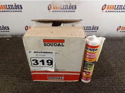 LOTE 319 - 12 TUBOS DE SILICONE NEUTRO PARA CONSTRUÇÃO 340G. (NO ESTADO) ATENÇÃO! FAZER A VISITAÇÃO ANTES DE ARREMATAR, NÃO SABEMOS SE FUNCIONA. LEILÃO NÃO TEM GARANTIA E NEM DEVOLUÇÃO, SUJEITO A POSSÍVEIS AVARIAS VISÍVEIS/OCULTAS E/OU AUSÊNCIA DE COMPONENTES.