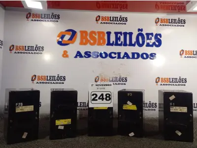 LOTE 248 - 05 CHAVES SECCIONADORAS GM 661. (NO ESTADO) ATENÇÃO! FAZER A VISITAÇÃO ANTES DE ARREMATAR, NÃO SABEMOS SE FUNCIONA. LEILÃO NÃO TEM GARANTIA E NEM DEVOLUÇÃO, SUJEITO A POSSÍVEIS AVARIAS VISÍVEIS/OCULTAS E/OU AUSÊNCIA DE COMPONENTES.