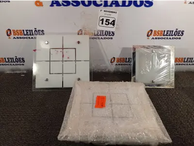 LOTE 154 - 03 LUMINÁRIAS DE EMBUTIR. (NO ESTADO) ATENÇÃO! FAZER A VISITAÇÃO ANTES DE ARREMATAR, NÃO SABEMOS SE FUNCIONA. LEILÃO NÃO TEM GARANTIA E NEM DEVOLUÇÃO, SUJEITO A POSSÍVEIS AVARIAS VISÍVEIS/OCULTAS E/OU AUSÊNCIA DE COMPONENTES.
