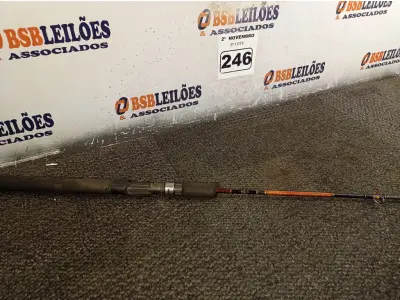 LOTE 246 - 01 VARA DE PESCA EM FIBRA DE VIDRO. (NO ESTADO) ATENÇÃO! FAZER A VISITAÇÃO ANTES DE ARREMATAR, NÃO SABEMOS SE FUNCIONA. LEILÃO NÃO TEM GARANTIA E NEM DEVOLUÇÃO, SUJEITO A POSSÍVEIS AVARIAS VISÍVEIS/OCULTAS E/OU AUSÊNCIA DE COMPONENTES.