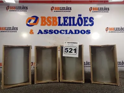 LOTE 521 - 04 ARANDELAS CENTRAL CE 1422-A 1XE27. (NO ESTADO) ATENÇÃO! FAZER A VISITAÇÃO ANTES DE ARREMATAR, NÃO SABEMOS SE FUNCIONA. LEILÃO NÃO TEM GARANTIA E NEM DEVOLUÇÃO, SUJEITO A POSSÍVEIS AVARIAS VISÍVEIS/OCULTAS E/OU AUSÊNCIA DE COMPONENTES.