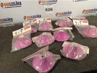 LOTE 526 - 10 PLAFONIER PVC 1XE27. (NO ESTADO) ATENÇÃO! FAZER A VISITAÇÃO ANTES DE ARREMATAR, NÃO SABEMOS SE FUNCIONA. LEILÃO NÃO TEM GARANTIA E NEM DEVOLUÇÃO, SUJEITO A POSSÍVEIS AVARIAS VISÍVEIS/OCULTAS E/OU AUSÊNCIA DE COMPONENTES.