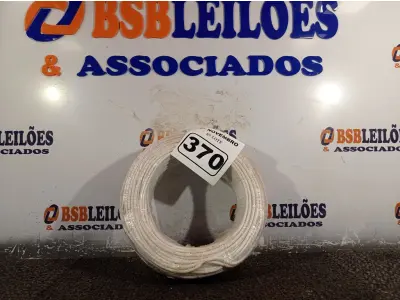 LOTE 370 - 01 ROLO DE CABO FLEXÍVEL 100M 1X4MM NA COR BRANCA(NOVO). (NO ESTADO) ATENÇÃO! FAZER A VISITAÇÃO ANTES DE ARREMATAR, NÃO SABEMOS SE FUNCIONA. LEILÃO NÃO TEM GARANTIA E NEM DEVOLUÇÃO, SUJEITO A POSSÍVEIS AVARIAS VISÍVEIS/OCULTAS E/OU AUSÊNCIA DE COMPONENTES.
