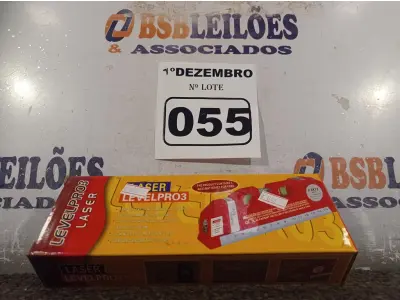 LOTE 055 - 01 TRENA LASER LEVEL PRO03. (NO ESTADO) ATENÇÃO! FAZER A VISITAÇÃO ANTES DE ARREMATAR, NÃO SABEMOS SE FUNCIONA. LEILÃO NÃO TEM GARANTIA E NEM DEVOLUÇÃO, SUJEITO A POSSÍVEIS AVARIAS VISÍVEIS/OCULTAS E/OU AUSÊNCIA DE COMPONENTES.