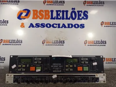 LOTE 138 - 01 MIXER COMPOSER MODELO MDX-2100 E 01 APARELHO DENON DN-2000F. (NO ESTADO) ATENÇÃO! FAZER A VISITAÇÃO ANTES DE ARREMATAR, NÃO SABEMOS SE FUNCIONA. LEILÃO NÃO TEM GARANTIA E NEM DEVOLUÇÃO, SUJEITO A POSSÍVEIS AVARIAS VISÍVEIS/OCULTAS E/OU AUSÊNCIA DE COMPONENTES.