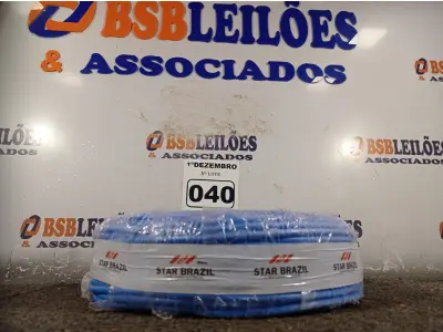 LOTE 040 - 01 ROLO DE CABO FLEXÍVEL 100M 1X10MM NA COR AZUL(NOVO). (NO ESTADO) ATENÇÃO! FAZER A VISITAÇÃO ANTES DE ARREMATAR, NÃO SABEMOS SE FUNCIONA. LEILÃO NÃO TEM GARANTIA E NEM DEVOLUÇÃO, SUJEITO A POSSÍVEIS AVARIAS VISÍVEIS/OCULTAS E/OU AUSÊNCIA DE COMPONENTES.