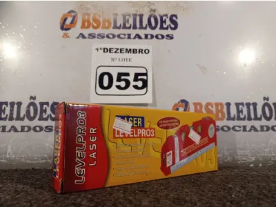 LOTE 055 - 01 TRENA LASER LEVEL PRO03. (NO ESTADO) ATENÇÃO! FAZER A VISITAÇÃO ANTES DE ARREMATAR, NÃO SABEMOS SE FUNCIONA. LEILÃO NÃO TEM GARANTIA E NEM DEVOLUÇÃO, SUJEITO A POSSÍVEIS AVARIAS VISÍVEIS/OCULTAS E/OU AUSÊNCIA DE COMPONENTES.