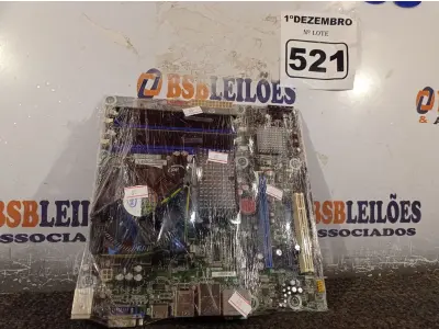 LOTE 521 - 01 PLACA MÃE INTEL DG 43GT, 4GB DE MEMÓRIA E PROCESSADOR CORE2 QUAD. (NO ESTADO) ATENÇÃO! FAZER A VISITAÇÃO ANTES DE ARREMATAR, NÃO SABEMOS SE FUNCIONA. LEILÃO NÃO TEM GARANTIA E NEM DEVOLUÇÃO, SUJEITO A POSSÍVEIS AVARIAS VISÍVEIS/OCULTAS E/OU AUSÊNCIA DE COMPONENTES.