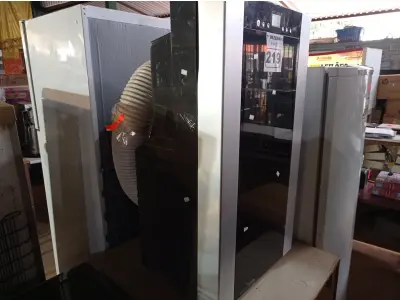 LOTE 219 - 01 AR CONDICIONADO PORTÁTIL 220V. (NO ESTADO) ATENÇÃO! FAZER A VISITAÇÃO ANTES DE ARREMATAR, NÃO SABEMOS SE FUNCIONA. LEILÃO NÃO TEM GARANTIA E NEM DEVOLUÇÃO, SUJEITO A POSSÍVEIS AVARIAS VISÍVEIS/OCULTAS E/OU AUSÊNCIA DE COMPONENTES.