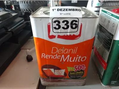 LOTE 336 - 01 LATA DE TINTA IQUINE DELANIL RENDE MUITO 18L FOSCO BASE “C”. (NO ESTADO) ATENÇÃO! FAZER A VISITAÇÃO ANTES DE ARREMATAR, NÃO SABEMOS SE FUNCIONA. LEILÃO NÃO TEM GARANTIA E NEM DEVOLUÇÃO, SUJEITO A POSSÍVEIS AVARIAS VISÍVEIS/OCULTAS E/OU AUSÊNCIA DE COMPONENTES.