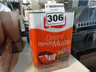 LOTE 306 - 01 LATA DE TINTA IQUINE DELANIL RENDE MUITO 18L FOSCO BASE “C”. (NO ESTADO) ATENÇÃO! FAZER A VISITAÇÃO ANTES DE ARREMATAR, NÃO SABEMOS SE FUNCIONA. LEILÃO NÃO TEM GARANTIA E NEM DEVOLUÇÃO, SUJEITO A POSSÍVEIS AVARIAS VISÍVEIS/OCULTAS E/OU AUSÊNCIA DE COMPONENTES.
