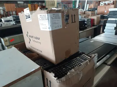 LOTE 264 - 01 LOTE COM GRANDE QUANTIDADE DE TECLADOS PARA PC MARCAS E MODELOS DIVERSOS. (NO ESTADO) ATENÇÃO! FAZER A VISITAÇÃO ANTES DE ARREMATAR, NÃO SABEMOS SE FUNCIONA. LEILÃO NÃO TEM GARANTIA E NEM DEVOLUÇÃO, SUJEITO A POSSÍVEIS AVARIAS VISÍVEIS/OCULTAS E/OU AUSÊNCIA DE COMPONENTES.