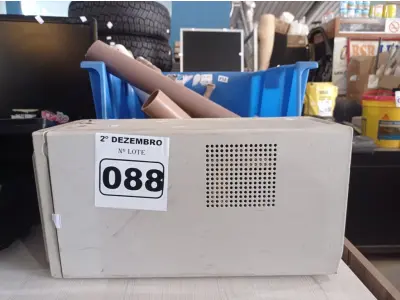 LOTE 088 - 01 NOBREAK APC 700VA E VÁRIAS CONEXÕES HIDRÁULICAS. (NO ESTADO) ATENÇÃO! FAZER A VISITAÇÃO ANTES DE ARREMATAR, NÃO SABEMOS SE FUNCIONA. LEILÃO NÃO TEM GARANTIA E NEM DEVOLUÇÃO, SUJEITO A POSSÍVEIS AVARIAS VISÍVEIS/OCULTAS E/OU AUSÊNCIA DE COMPONENTES.