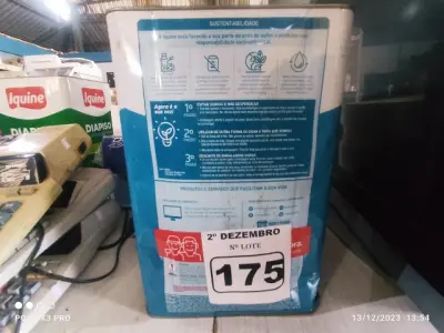 LOTE 175 - 01 LATA DE TINTA IQUINE DIATEX PINTA MAIS 18L FOSCO BASE “P”. (NO ESTADO) ATENÇÃO! FAZER A VISITAÇÃO ANTES DE ARREMATAR, NÃO SABEMOS SE FUNCIONA. LEILÃO NÃO TEM GARANTIA E NEM DEVOLUÇÃO, SUJEITO A POSSÍVEIS AVARIAS VISÍVEIS/OCULTAS E/OU AUSÊNCIA DE COMPONENTES.