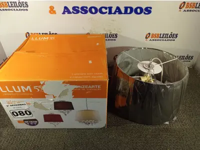 LOTE 080 - 01 PENDENTE SÃO PAULO. (NO ESTADO) ATENÇÃO! FAZER A VISITAÇÃO ANTES DE ARREMATAR, NÃO SABEMOS SE FUNCIONA. LEILÃO NÃO TEM GARANTIA E NEM DEVOLUÇÃO, SUJEITO A POSSÍVEIS AVARIAS VISÍVEIS/OCULTAS E/OU AUSÊNCIA DE COMPONENTES.