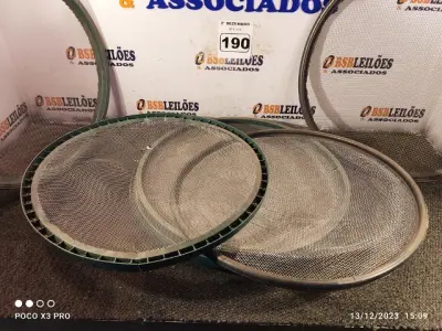 LOTE 190 - 06 PENEIRAS MARCAS E MODELOS DIVERSOS. (NO ESTADO) ATENÇÃO! FAZER A VISITAÇÃO ANTES DE ARREMATAR, NÃO SABEMOS SE FUNCIONA. LEILÃO NÃO TEM GARANTIA E NEM DEVOLUÇÃO, SUJEITO A POSSÍVEIS AVARIAS VISÍVEIS/OCULTAS E/OU AUSÊNCIA DE COMPONENTES.