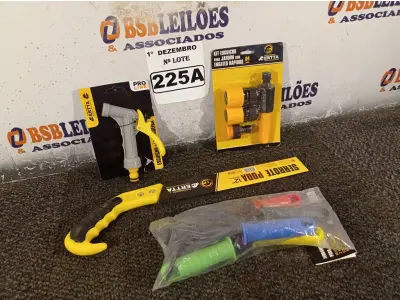 LOTE 225 - 01 KIT PARA JARDINAGEM. (NO ESTADO) ATENÇÃO! FAZER A VISITAÇÃO ANTES DE ARREMATAR, NÃO SABEMOS SE FUNCIONA. LEILÃO NÃO TEM GARANTIA E NEM DEVOLUÇÃO, SUJEITO A POSSÍVEIS AVARIAS VISÍVEIS/OCULTAS E/OU AUSÊNCIA DE COMPONENTES.