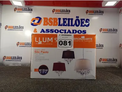 LOTE 081 - 01 PENDENTE SÃO PAULO. (NO ESTADO) ATENÇÃO! FAZER A VISITAÇÃO ANTES DE ARREMATAR, NÃO SABEMOS SE FUNCIONA. LEILÃO NÃO TEM GARANTIA E NEM DEVOLUÇÃO, SUJEITO A POSSÍVEIS AVARIAS VISÍVEIS/OCULTAS E/OU AUSÊNCIA DE COMPONENTES.