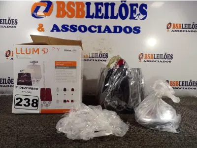 LOTE 238 - 01 LUMINÁRIA PENDENTE SÃO PAULO. (NO ESTADO) ATENÇÃO! FAZER A VISITAÇÃO ANTES DE ARREMATAR, NÃO SABEMOS SE FUNCIONA. LEILÃO NÃO TEM GARANTIA E NEM DEVOLUÇÃO, SUJEITO A POSSÍVEIS AVARIAS VISÍVEIS/OCULTAS E/OU AUSÊNCIA DE COMPONENTES.
