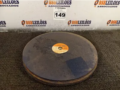 LOTE 149 - 05 DISCOS CLIPPERS: DIÂMETRO 18, ESPECIFICAÇÃO MR-822, RPM 3069. (NO ESTADO) ATENÇÃO! FAZER A VISITAÇÃO ANTES DE ARREMATAR, NÃO SABEMOS SE FUNCIONA. LEILÃO NÃO TEM GARANTIA E NEM DEVOLUÇÃO, SUJEITO A POSSÍVEIS AVARIAS VISÍVEIS/OCULTAS E/OU AUSÊNCIA DE COMPONENTES.