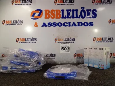 LOTE 503 - 04 TERMÔMETROS INFRAVERMELHO E 10 MASCARAS. (NO ESTADO) ATENÇÃO! FAZER A VISITAÇÃO ANTES DE ARREMATAR, NÃO SABEMOS SE FUNCIONA. LEILÃO NÃO TEM GARANTIA E NEM DEVOLUÇÃO, SUJEITO A POSSÍVEIS AVARIAS VISÍVEIS/OCULTAS E/OU AUSÊNCIA DE COMPONENTES.