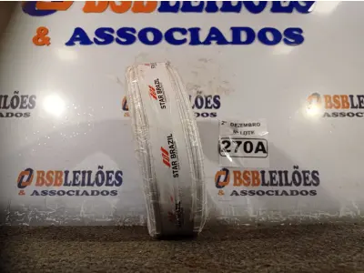 LOTE 270 - 01 ROLO DE CABO FLEXÍVEL 100M 1X4MM NA COR BRANCA (NOVO). (NO ESTADO) ATENÇÃO! FAZER A VISITAÇÃO ANTES DE ARREMATAR, NÃO SABEMOS SE FUNCIONA. LEILÃO NÃO TEM GARANTIA E NEM DEVOLUÇÃO, SUJEITO A POSSÍVEIS AVARIAS VISÍVEIS/OCULTAS E/OU AUSÊNCIA DE COMPONENTES.