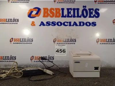 LOTE 456 - 01 IMPRESSORA DE CUPOM NÃO FISCAL MARCA EPSON COM FONTE. (NO ESTADO) ATENÇÃO! FAZER A VISITAÇÃO ANTES DE ARREMATAR, NÃO SABEMOS SE FUNCIONA. LEILÃO NÃO TEM GARANTIA E NEM DEVOLUÇÃO, SUJEITO A POSSÍVEIS AVARIAS VISÍVEIS/OCULTAS E/OU AUSÊNCIA DE COMPONENTES.