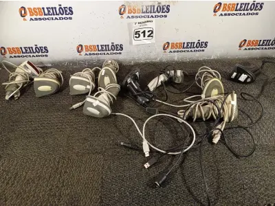 LOTE 512 - 01 LOTE COM VÁRIOS LEITORES DE CÓDIGO DE BARRAS. (NO ESTADO) ATENÇÃO! FAZER A VISITAÇÃO ANTES DE ARREMATAR, NÃO SABEMOS SE FUNCIONA. LEILÃO NÃO TEM GARANTIA E NEM DEVOLUÇÃO, SUJEITO A POSSÍVEIS AVARIAS VISÍVEIS/OCULTAS E/OU AUSÊNCIA DE COMPONENTES.