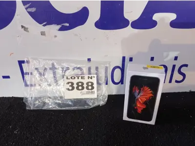 LOTE 388 - 01 - IPHONE 6S 32 GB CINZA LACRADO (NO ESTADO, NÃO SABEMOS SE FUNCIONA. LEILÃO NÃO TEM GARANTIA E NEM DEVOLUÇÃO, SUJEITO A POSSÍVEIS AVARIAS VISÍVEIS/OCULTAS E/OU AUSÊNCIA DE COMPONENTES)