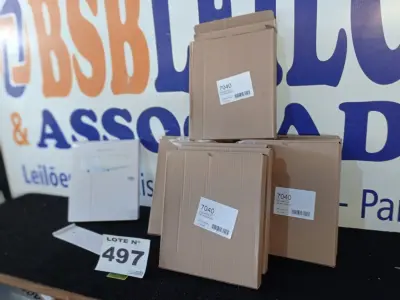 LOTE 497 - 09 - DISPENSER PARA PROTETOR DE ASSENTO SANITÁRIO (NO ESTADO, NÃO SABEMOS SE FUNCIONA. LEILÃO NÃO TEM GARANTIA E NEM DEVOLUÇÃO, SUJEITO A POSSÍVEIS AVARIAS VISÍVEIS/OCULTAS E/OU AUSÊNCIA DE COMPONENTES)