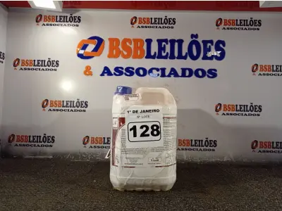 LOTE 128 - 10 LITROS DE CLOROCLEAN. (NO ESTADO) ATENÇÃO! FAZER A VISITAÇÃO ANTES DE ARREMATAR, NÃO SABEMOS SE FUNCIONA. LEILÃO NÃO TEM GARANTIA E NEM DEVOLUÇÃO, SUJEITO A POSSÍVEIS AVARIAS VISÍVEIS/OCULTAS E/OU AUSÊNCIA DE COMPONENTES.