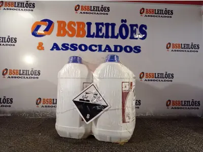 LOTE 128 - 10 LITROS DE CLOROCLEAN. (NO ESTADO) ATENÇÃO! FAZER A VISITAÇÃO ANTES DE ARREMATAR, NÃO SABEMOS SE FUNCIONA. LEILÃO NÃO TEM GARANTIA E NEM DEVOLUÇÃO, SUJEITO A POSSÍVEIS AVARIAS VISÍVEIS/OCULTAS E/OU AUSÊNCIA DE COMPONENTES.