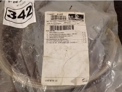 LOTE 342 - 01 KIT SISTEMA DE FRENAGEM INDEPENDENTE. (NO ESTADO) ATENÇÃO! FAZER A VISITAÇÃO ANTES DE ARREMATAR, NÃO SABEMOS SE FUNCIONA. LEILÃO NÃO TEM GARANTIA E NEM DEVOLUÇÃO, SUJEITO A POSSÍVEIS AVARIAS VISÍVEIS/OCULTAS E/OU AUSÊNCIA DE COMPONENTES.