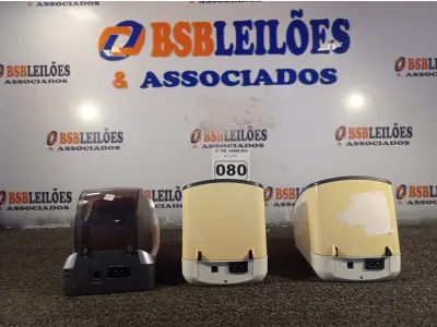 LOTE 080 - 03 IMPRESSORAS DE ETIQUETAS MARCA BROTHER. (NO ESTADO) ATENÇÃO! FAZER A VISITAÇÃO ANTES DE ARREMATAR, NÃO SABEMOS SE FUNCIONA. LEILÃO NÃO TEM GARANTIA E NEM DEVOLUÇÃO, SUJEITO A POSSÍVEIS AVARIAS VISÍVEIS/OCULTAS E/OU AUSÊNCIA DE COMPONENTES.