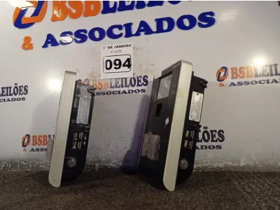 LOTE 094 - 02 RELÓGIOS DE PONTO ELETRÔNICO. (NO ESTADO) ATENÇÃO! FAZER A VISITAÇÃO ANTES DE ARREMATAR, NÃO SABEMOS SE FUNCIONA. LEILÃO NÃO TEM GARANTIA E NEM DEVOLUÇÃO, SUJEITO A POSSÍVEIS AVARIAS VISÍVEIS/OCULTAS E/OU AUSÊNCIA DE COMPONENTES.