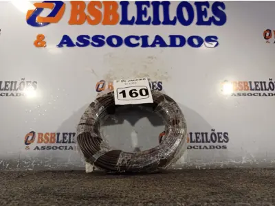 LOTE 160 - 01 ROLO DE CABO FLEXÍVEL 100M 1X4MM NA COR PRETA(NOVO). (NO ESTADO) ATENÇÃO! FAZER A VISITAÇÃO ANTES DE ARREMATAR, NÃO SABEMOS SE FUNCIONA. LEILÃO NÃO TEM GARANTIA E NEM DEVOLUÇÃO, SUJEITO A POSSÍVEIS AVARIAS VISÍVEIS/OCULTAS E/OU AUSÊNCIA DE COMPONENTES.