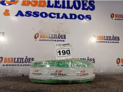 LOTE 190 - 01 ROLO DE CABO FLEXÍVEL 100M 1X4MM NA COR VERDE(NOVO). (NO ESTADO) ATENÇÃO! FAZER A VISITAÇÃO ANTES DE ARREMATAR, NÃO SABEMOS SE FUNCIONA. LEILÃO NÃO TEM GARANTIA E NEM DEVOLUÇÃO, SUJEITO A POSSÍVEIS AVARIAS VISÍVEIS/OCULTAS E/OU AUSÊNCIA DE COMPONENTES.