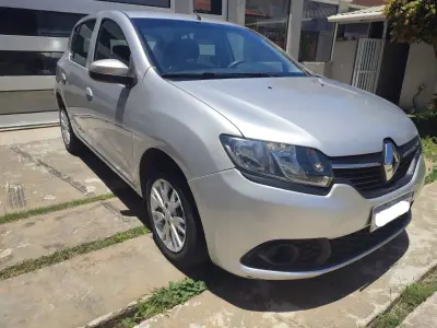 LOTE 501 - 01 RENAULT/SANDERO EXPRESSION 1.0, COR PRATA , FLEX, ANO 2019/20 (NO ESTADO)