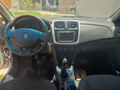 LOTE 501 - 01 RENAULT/SANDERO EXPRESSION 1.0, COR PRATA , FLEX, ANO 2019/20 (NO ESTADO)