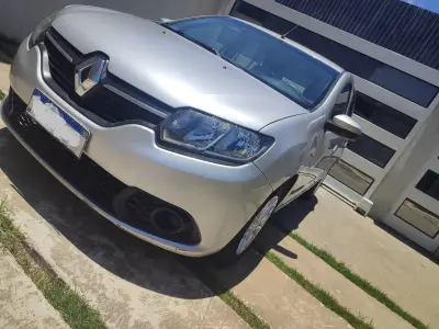 LOTE 501 - 01 RENAULT/SANDERO EXPRESSION 1.0, COR PRATA , FLEX, ANO 2019/20 (NO ESTADO)